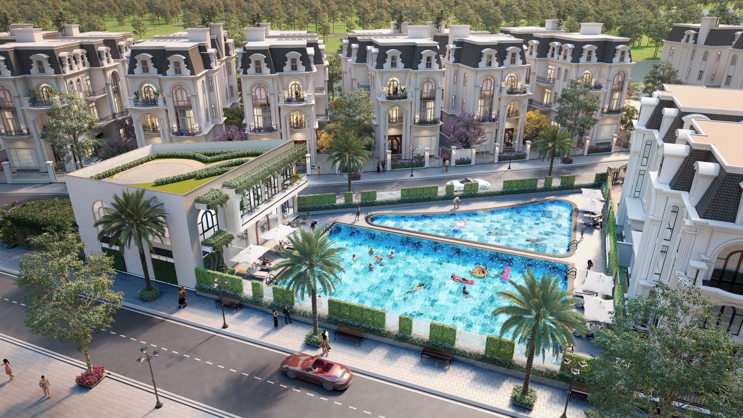 05. ẢNH BỂ BƠI Ảnh tổng thể ngày (Góc Bird eye)